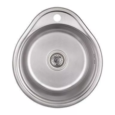 Кухонна мийка WEZER 4843(08) Satin 480x430x180 мм + сифон