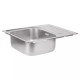 Кухонна мийка WEZER 6350(08) Deсоr 630x500x180 мм + сифон