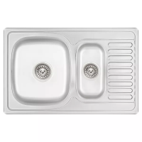 WEZER Кухонна мийка 7850(08) Deсоr 780x500x180 мм + сифон