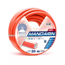 Шланг для поливу Evci Plastik Mandarin ПВХ Ø 3/4", тришаровий, армований, бухта 20 м