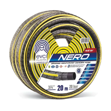 Шланг для поливу Evci Plastik Nero ПВХ Ø 3/4", п'ятишаровий, армований, бухта 20 м