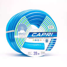 Шланг для поливу Evci Plastik Capri ПВХ Ø 3/4", тришаровий, армований, бухта 30 м