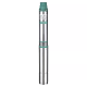 Насос скважинный SHIMGE 3.5SE(m) 2/8T-0.37 кВт, Н 42(31)м, Q 75(40)л/ч, Ø89 мм, (кабель 50 м)