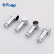 Полиця скляна кутова Frap F1907-2, 2-х ярусна, 290х290 мм