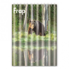 Шторка - фіранка для ванної FRAP F8608, поліестер, 180х180 см, "Природа"