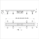Душовий трап ITAL IT13-FT10/700, 700х70х67мм ITAL (IT13--FT10/700)