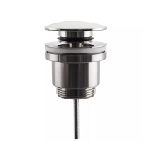 Донний клапан Frap F62-5, автомат, 1 1/4", сатин