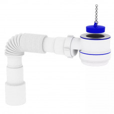 Сифон для душових піддонів Kronoplast П1000 1 1/2″ із гнучкою трубою Ø40 x 40/50 (SG09000033)