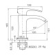 Смеситель для раковины GAPPO G1007-3, золото