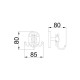 Крючок тройной для ванной Frap F1905-3