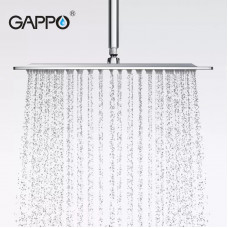 Тропічний душ GAPPO G28, 200x200 мм, нержавіюча сталь, хром
