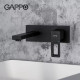 Смеситель для раковины GAPPO G1017-16, черный