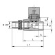Вентиль PP-r термостатичний ITAL 20 мм х 1/2
