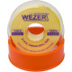 Фум стрічка WEZER PTFE 19x0,2 мм 20 м, жовтий