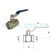 Кран шаровой STA 3/4