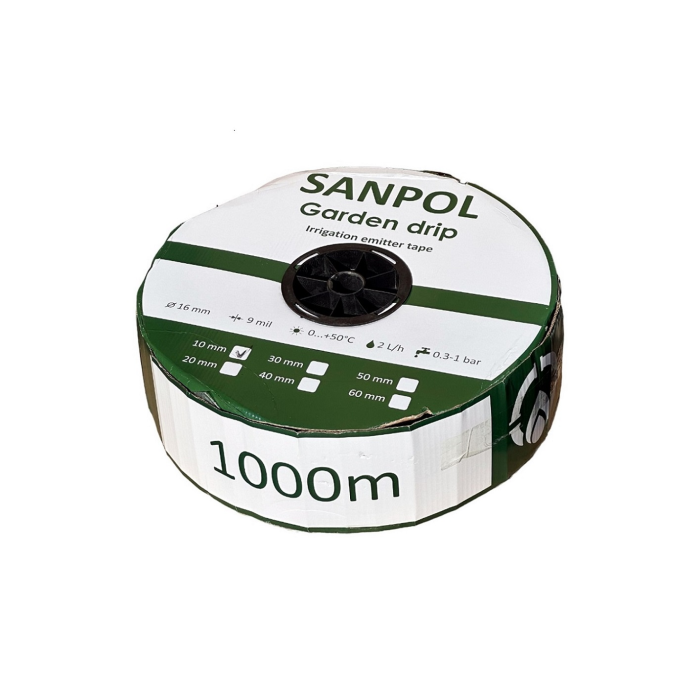 Стрічка Garden Drip емітерна 9 mil 15см {1000} (UKR-169)