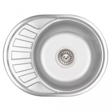 Кухонна мийка WEZER 5745(08) Satin 570x450x180 мм + сифон