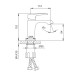 Смеситель для раковины Frap F1071-6