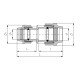 Mуфта редукційна ПЕ ITAL 90 x 63 мм