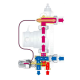 Насосно-смесительный узел для теплого пола ITAL MS1-C 1" x 1", нижнее подключение