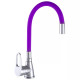 Смеситель для кухни WEZER SOP4-R045-PURPLE с гибким изливом, фиолетовый