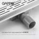 Трап для душу GAPPO G85007-1, 70х500 мм, нержавеющая сталь