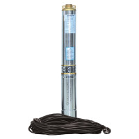 Dongyin Насос скважинный центробежный 0.75кВт H 58 (38)м Q 140(100)л/мин Ø102мм (кабель 30м) AQUATICA () 4SDm6/8 (777493)