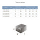 Вихревой насос скважинный 1.1кВт H 100(38)м Q 45(30)л/мин Ø96мм AQUATICA (DONGYIN) 4SKm150 (777312)