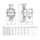 Насос циркуляційний енергозберігаючий 5-39Вт Hmax 6м Qmax 53л/хв Ø1½