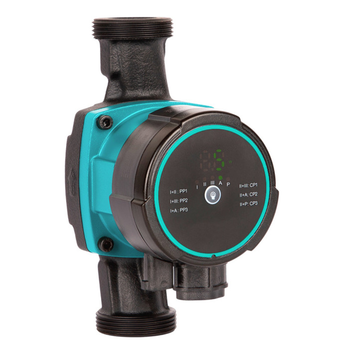 Насос циркуляційний енергозберігаючий 5-60Вт Hmax 8м Qmax 63л/хв Ø1½