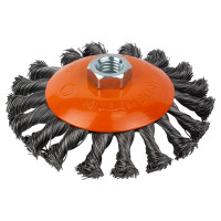 Grad Щітка дротяна конусоподібна Ø115мм М14×2 мм (сталева кручена) (9040115)