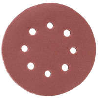 SIGMA Шліфувальний круг 8 отворів Ø125мм P320 (10шт) (9122731)