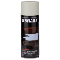 SIGMA Грунт аэрозольный акриловый 400мл RAL 7015 серый (2737521)