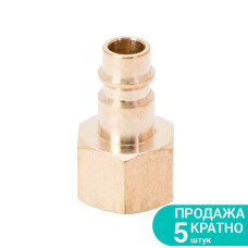 Штуцер с внутренним резьбовым соединением FT 3/8" (латунь) SIGMA (7022551) (5 шт)