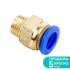 Штуцер цанговий (прямий) Ø10мм МТ 1/4" SIGMA (7026931) (5 шт)