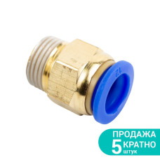 Штуцер цанговый Ø12мм МТ 3/8" SIGMA (7026981) (5 шт)