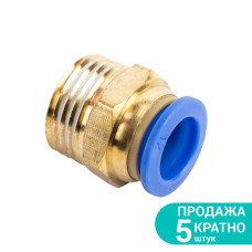 Штуцер цанговий (прямий) Ø12мм МТ 1/2" SIGMA (7026991) (5 шт)