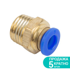 Штуцер цанговий (прямий) Ø6мм МТ 1/4" SIGMA (7026851) (5 шт)