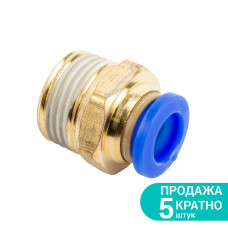 Штуцер цанговий Ø8мм МТ 3/8" SIGMA (7026901) (5 шт)