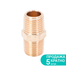 З'єднання MT 1/4" × 1/4" (латунь) SIGMA (7025311) (5 шт)