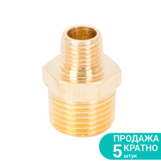 Соединение MT 1/4" × 1/2" (латунь) SIGMA (7025341) (5 шт)