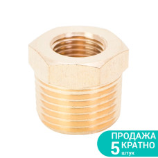 Соединения FT 1/4" × MT 1/2" (латунь) SIGMA (7025521) (5 шт)