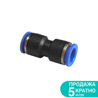 SIGMA Соединение цанговое (прямое) Ø10×10мм (7026041) (5 шт)