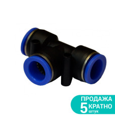 З'єднання цангові (T-образне) Ø10×10мм SIGMA (7026261) (5 шт)