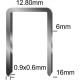 Степлер пневматический (скоба 12.8 (6-16) 0.9×0.6) SIGMA (6713011)