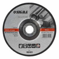 SIGMA Круг зачисний по металу Ø150×6.0×22.2мм, 10200об/хв (1931411)