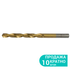 Свердло по металу HSS-TIN титанове Ø6.5мм (pvc, КРАТНО 10шт) SIGMA (1165581) (10 шт)