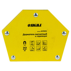 Магнит для сварки трапеция 22кг 90×54×54×43мм (30.45,60.75,90.135°) SIGMA (4270351)