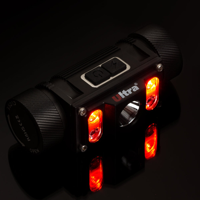 LED фонарь налобный аккумуляторный 1000Лм Li-ion 21700 4000мАч ULTRA (5390032)