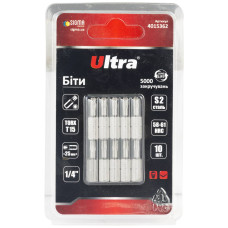 Биты TORX 15×25мм ¼" 10шт S2 (блистер) ULTRA (4015362)